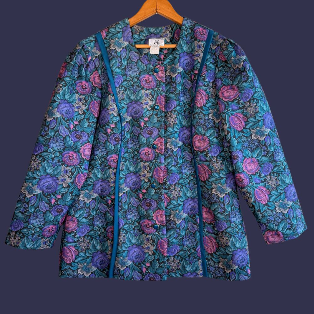 Vintage CB Floral Tapestry Jacket